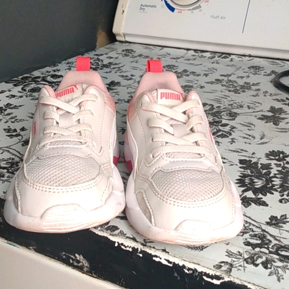 Puma RSX 3 🍑, Pink,Magenta,and tones of White - Picture 4 of 8